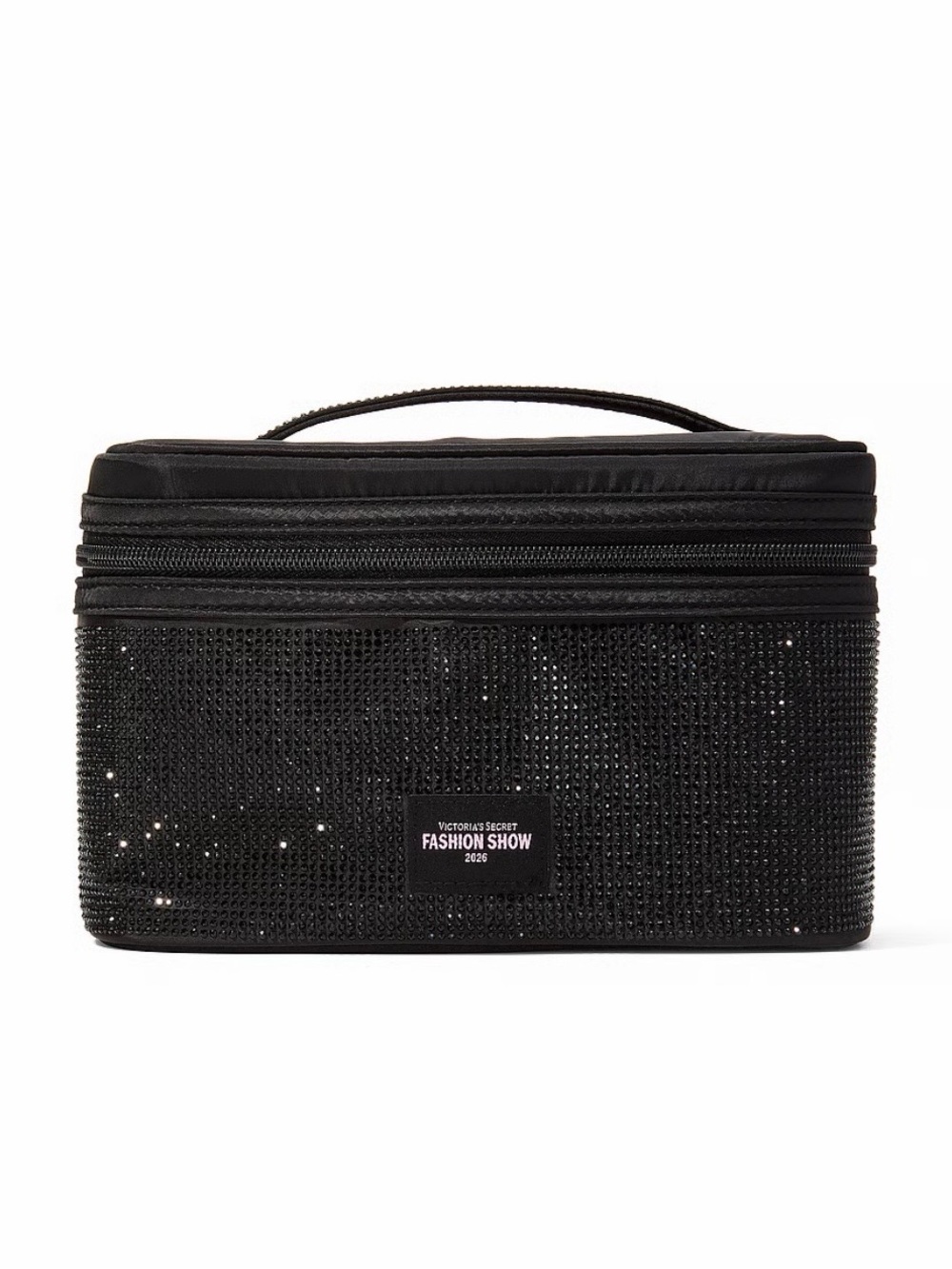 Victoria's Secret Black Sequin Vanity Case